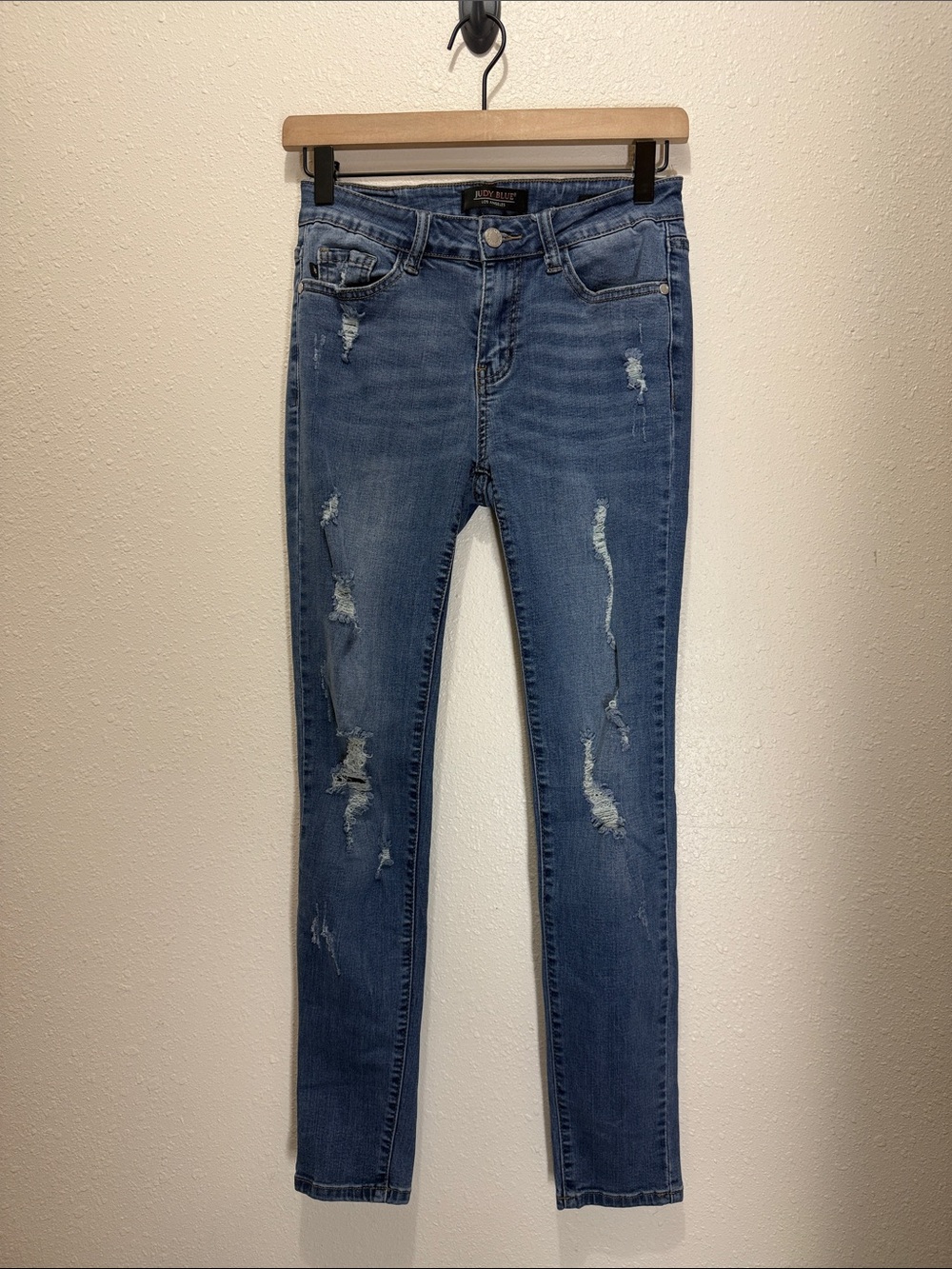 Judy Blue Distressed Skinny Jeans - Size 5/27